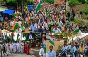 भाजपा मंडलों में तिरंगा यात्राएं हुईं पूरी, जिला मुख्यालय पर आज निकलेगी भव्य विशाल यात्रा