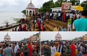 श्रावण अमावस्या पर नौबस्ता घाट पर उमड़ा आस्था का सैलाब, मेले जैसा रहा माहौल