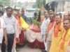 कसौंधन वैश्य समाज ने निकाली बाबा बागेश्वर की भव्य शोभायात्रा