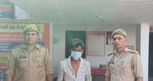 पुलिस ने जिलाबदर हिस्ट्रीशीटर अभियुक्त गिरफ्तार कर कब्जे से 1 अवैध छुरा किया बरामद