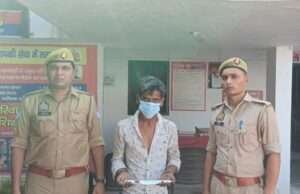 पुलिस ने जिलाबदर हिस्ट्रीशीटर अभियुक्त गिरफ्तार कर कब्जे से 1 अवैध छुरा किया बरामद