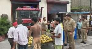 कांवड़ियों की सेवा में जुटी सहारनपुर अग्निशमन टीम