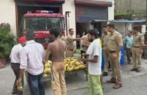 कांवड़ियों की सेवा में जुटी सहारनपुर अग्निशमन टीम