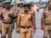त्योहारों को लेकर बढ़नी में पुलिस का फ्लैग मार्च, सीओ ने परखे जुलूस के रास्ते
