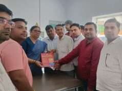 टीएससीटी – एनएससीटी पदाधिकारियों ने राज्य मंत्री कृष्णा पासवान को सौंपा ज्ञापन