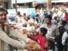 तांबेश्वर मंदिर में श्रद्धालुओं ने ग्रहण किया भंडारे का प्रसाद