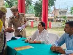 मड़िहान थाना समाधान दिवस पर मंडलायुक्त व डीआईजी ने सुनीं जन समस्याएं