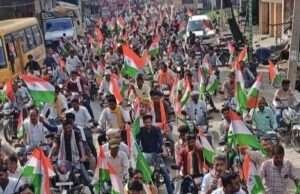 राष्ट्र प्रथम के संकल्प के साथ जिले के नौ मंडलों में निकली तिरंगा यात्रा