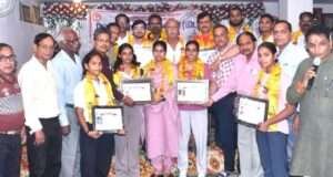 खेल दिवस पर मल्लखंभ कोच, खिलाड़ियों एवं खेल प्रणेताओं का सम्मान