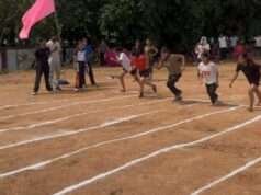 दीक्षोत्सव पर एथलेटिक्स प्रतियोगिता में खिलाड़ियों ने दिखाया दमखम