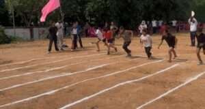 दीक्षोत्सव पर एथलेटिक्स प्रतियोगिता में खिलाड़ियों ने दिखाया दमखम