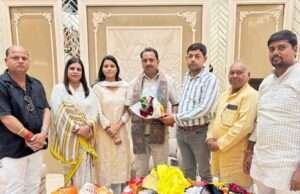 क्षेत्रीय मंत्री बनने पर प्रशांत राव चौबे का हुआ जोशीला स्वागत