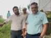 जिलाधिकारी ने ओझला पुल पहुंचकर केन्द्रीय जल आयोग बोर्ड के द्वारा लगाए गए जल स्तर मापक स्थल का किया निरीक्षण